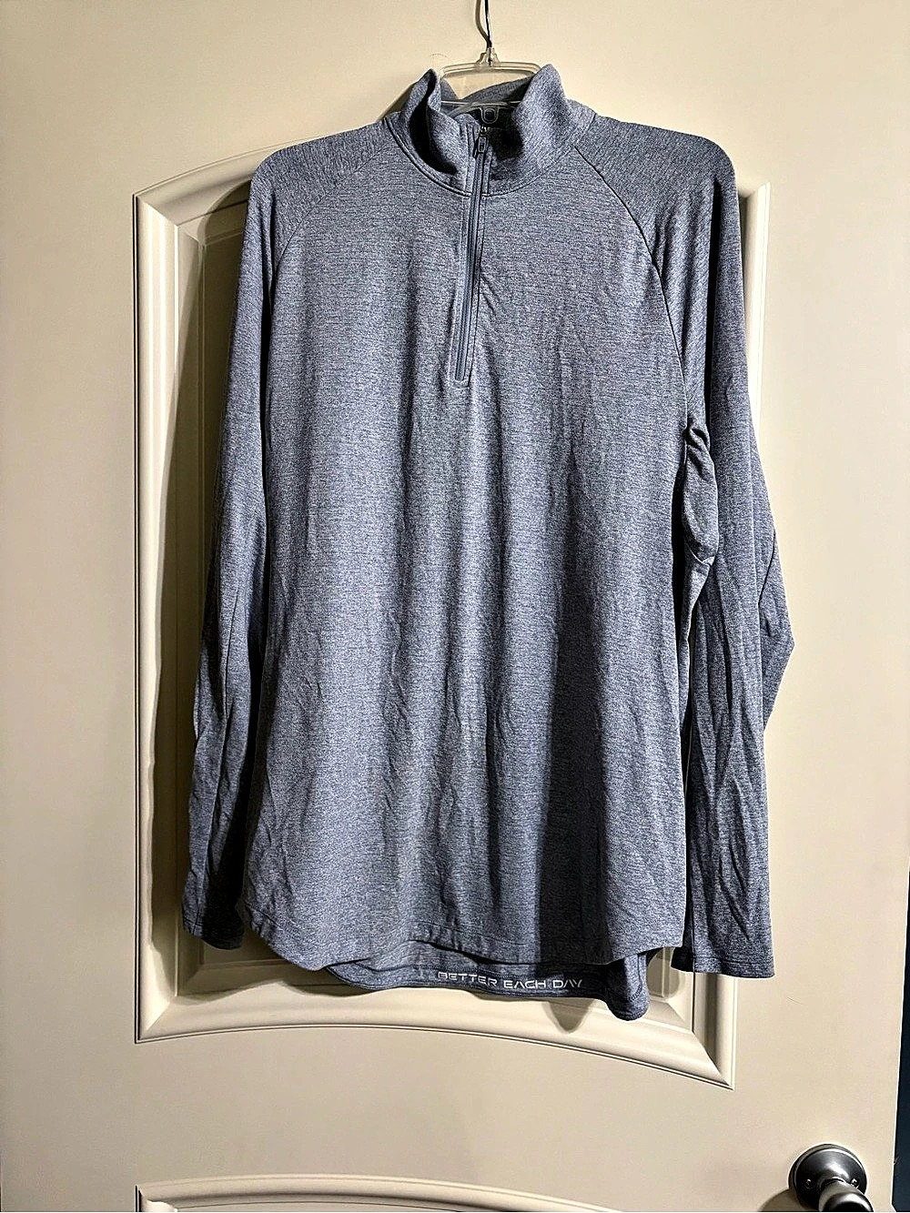 lululemon Men’s Blue Quarter-Zip Top XL